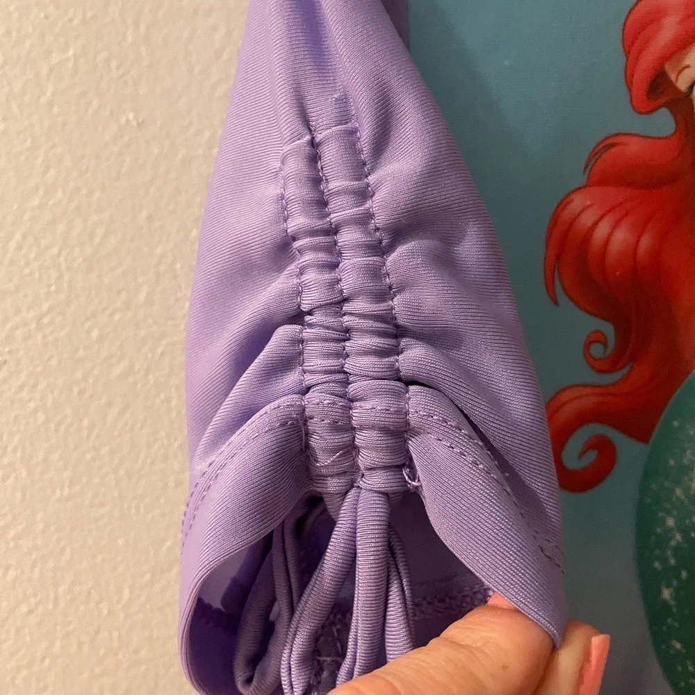 Disney Little Mermaid Ariel Rashguard - Teal, Purple size 4T